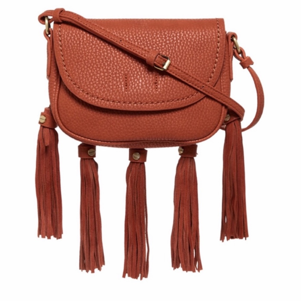 Crossbody fringe bag